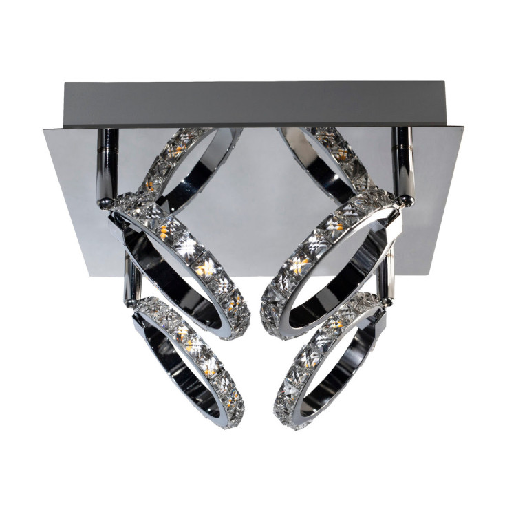 Plafon Carrara 4xLED Chrom Light Prestige