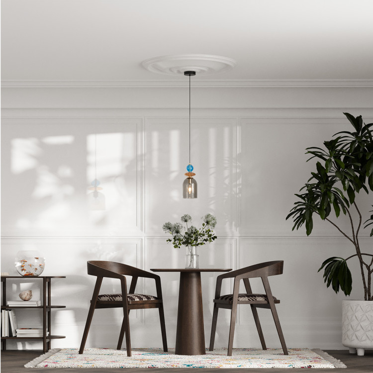 Lampa wisząca Tropea bursztynowa 1xE27 - 10075