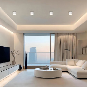 Oprawa natynkowa Kendal L biała GX53