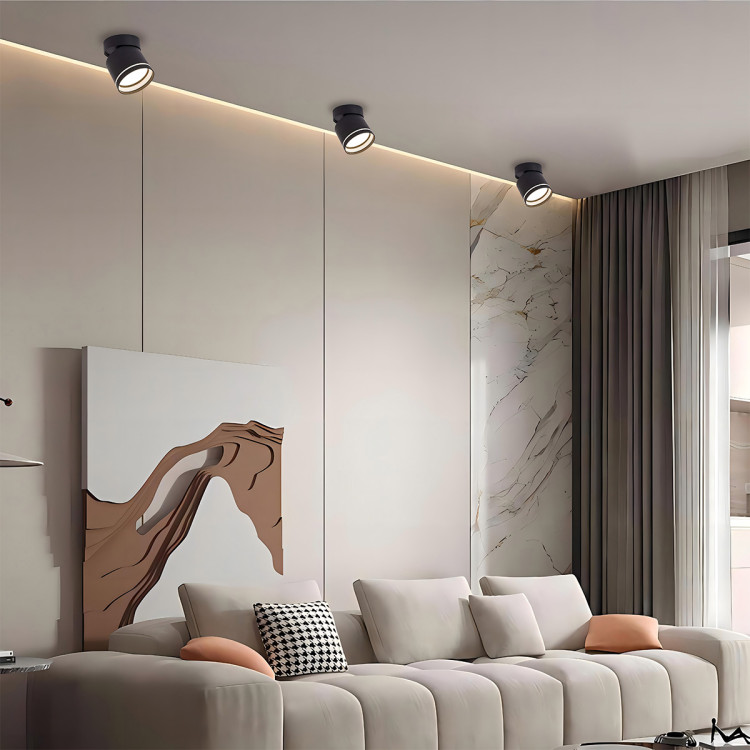 Oprawa natynkowa Kendal czarna GX53 - 10115