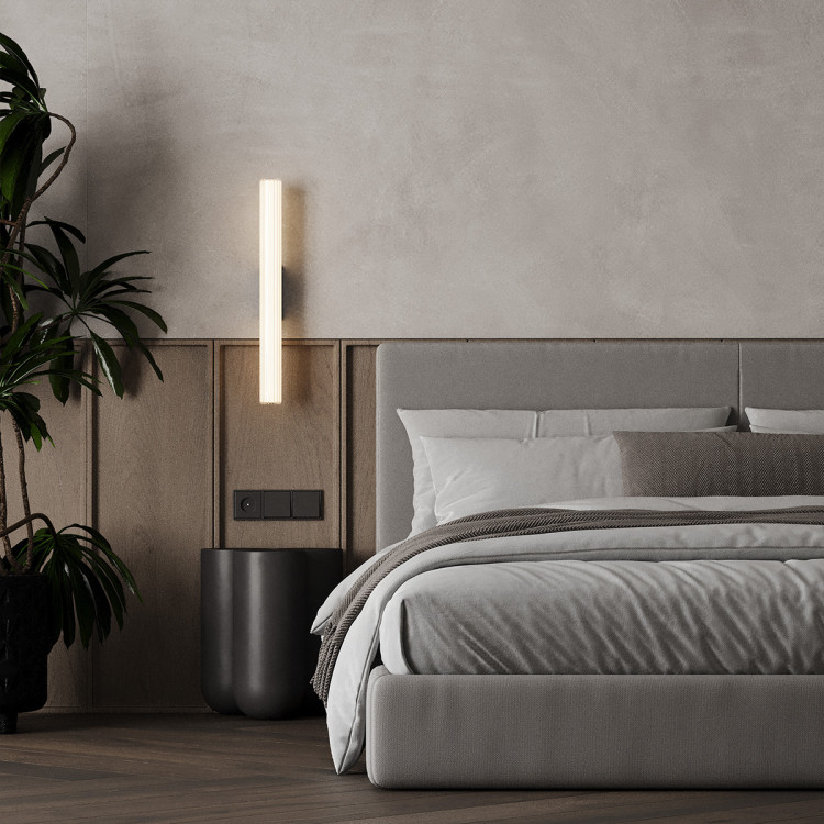 Kinkiet Linea 45 cm czarny LED CCT - 10207