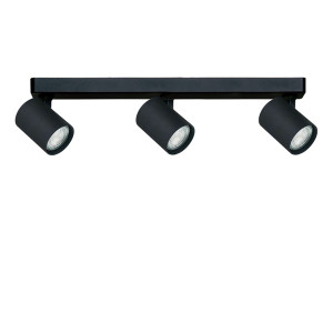 Spot Anillo 3 czarny 3xGU10