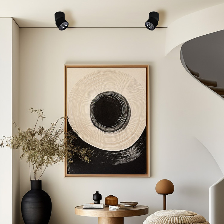 Ruchoma oprawa natynkowa Brema czarna LED CCT - 10365