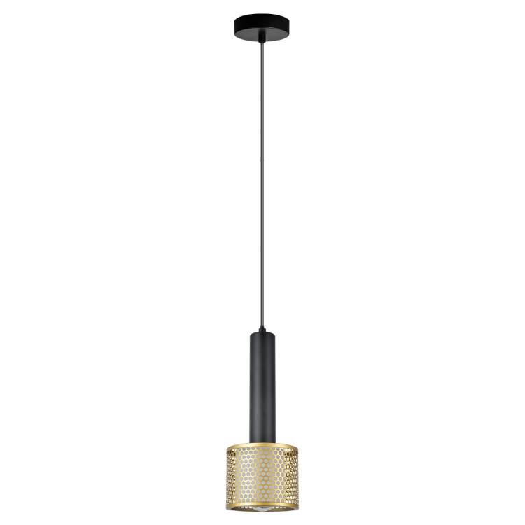 Lampa wisząca Amo złoto-czarna 1xE27 - 10371