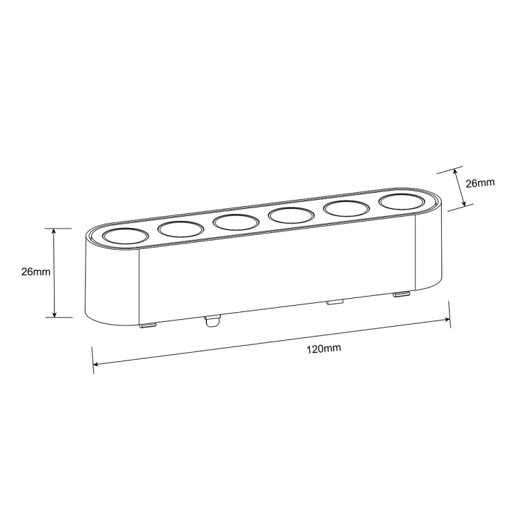 Reflektor Magnetic Slim Zing 6W LED 4000K czarny - 10464