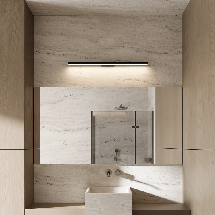 Kinkiet Aqua 92 cm czarny IP44 LED CCT - 10490