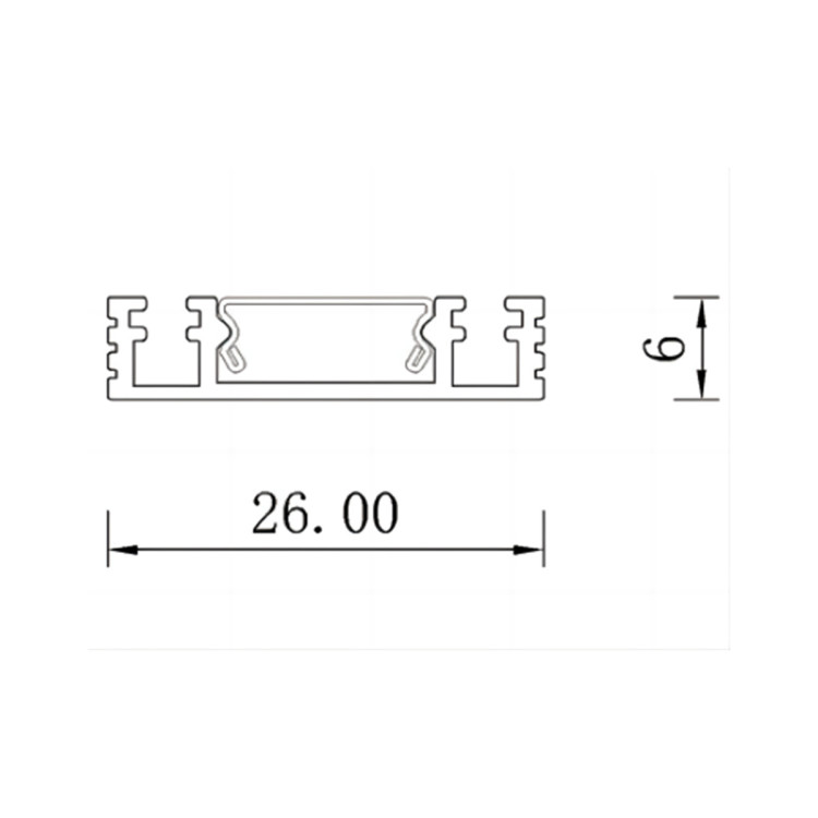 Szynowa natynkowa 2m Magnetic Slim biała - 10513