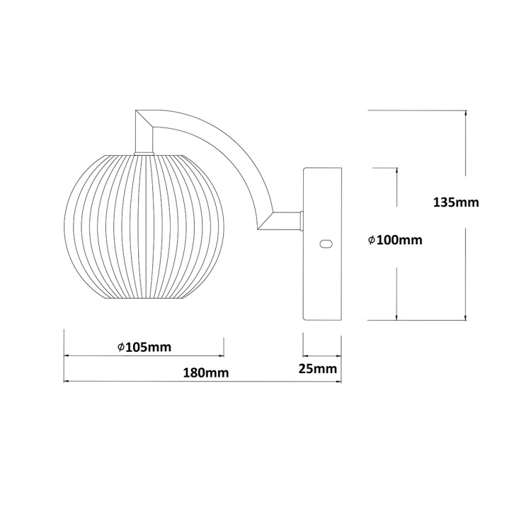 Kinkiet Brillant złoty LED CCT - 10546