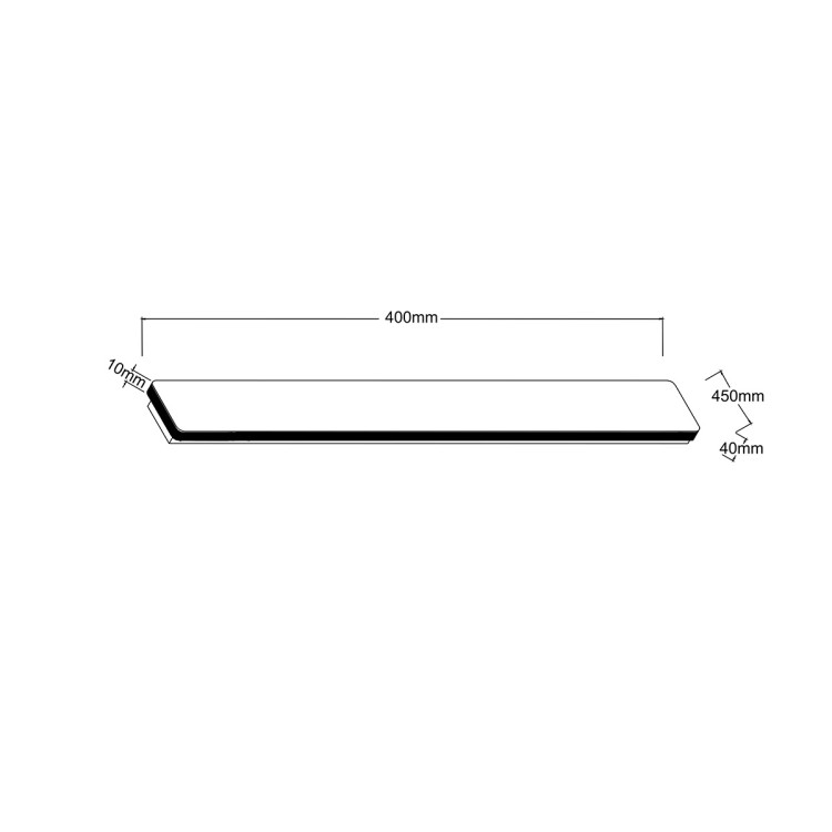 Kinkiet Bodo 40 cm czarny IP54 LED CCT - 10562