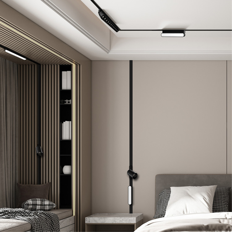 Szyna natynkowa 2 m Magnetic Slim czarna - 10631