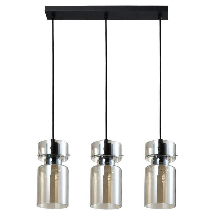 Potrójna lampa wisząca Nivio dymna 3xE27 - 10653