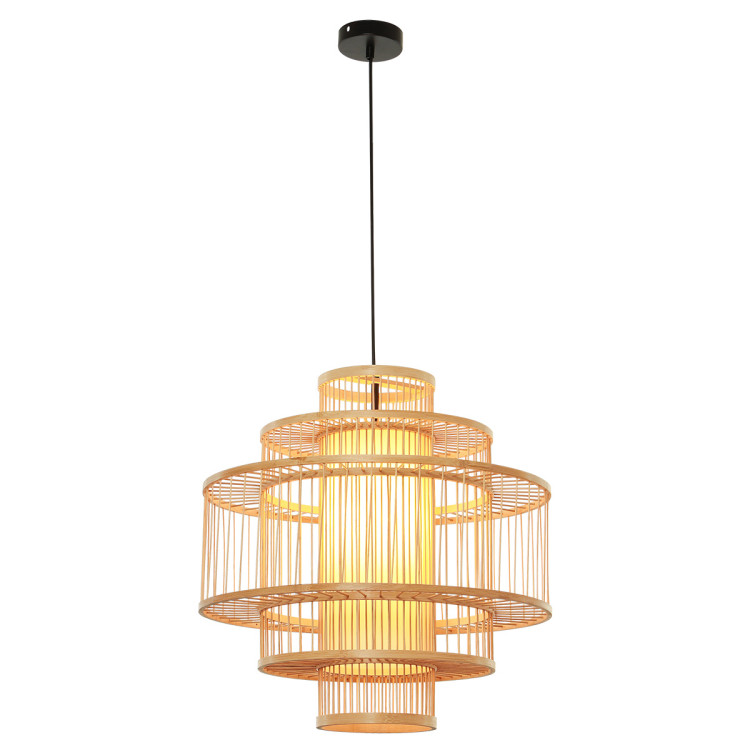 Lampa wisząca Stela rattanowa 1xE27 - 10671