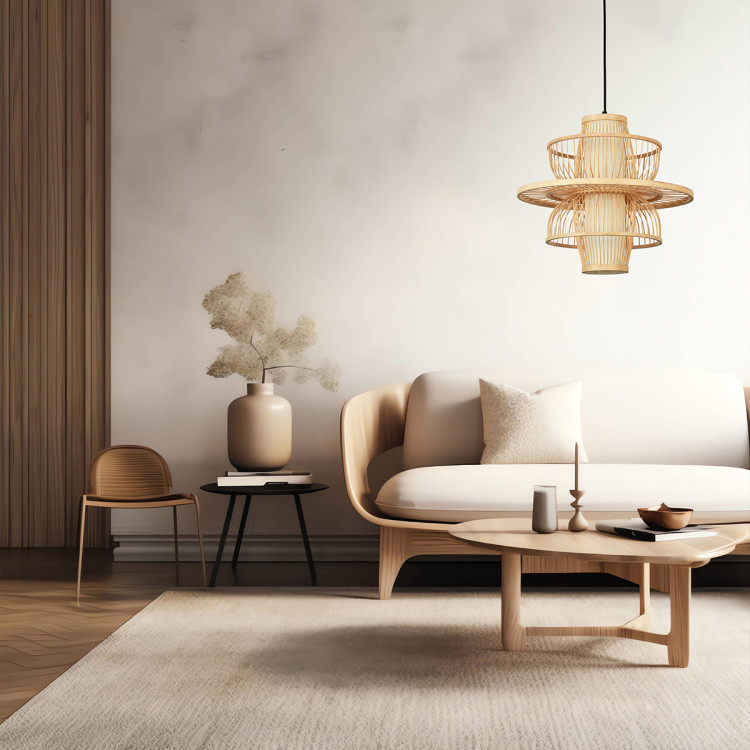 Rattanowa lampa wisząca Astra naturalna 1xE27 - 10684