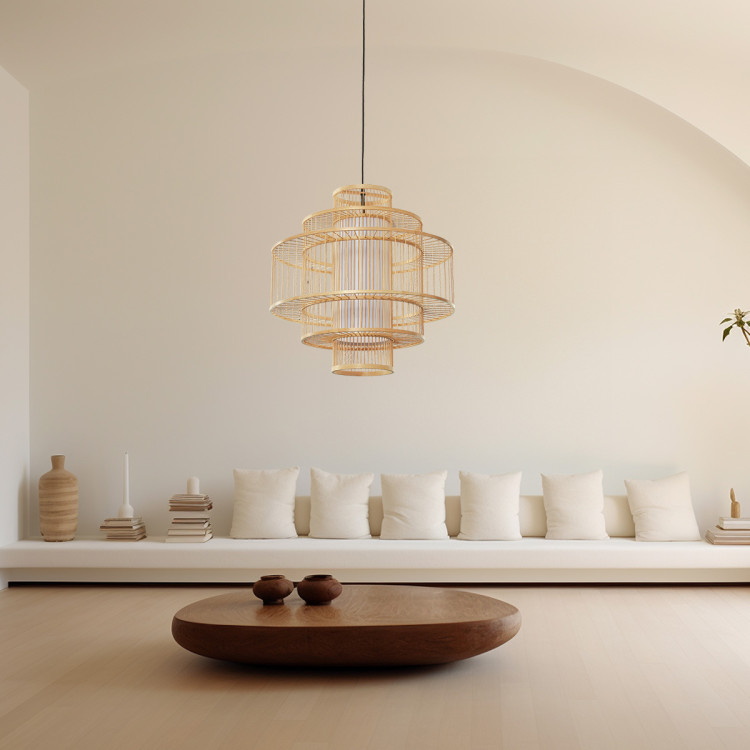 Lampa wisząca Stela rattanowa 1xE27 - 10704