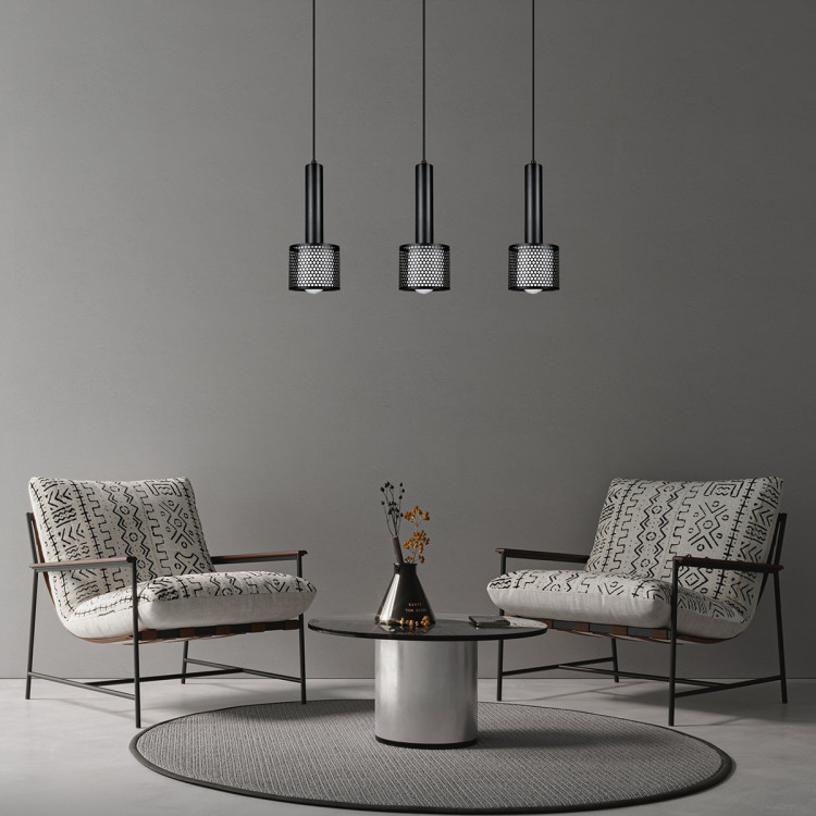 Lampa wisząca Amo czarno-złota 3xE27 - 10733