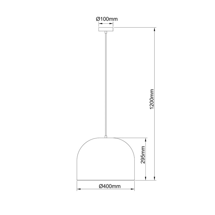 Rattanowa lampa wisząca Kanso 40 cm jasne drewno 1xE27 - 10753