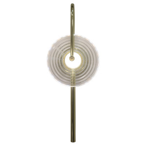 Kinkiet Plato transparentny LED CCT