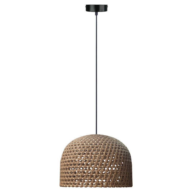 Rattanowa lampa wisząca Kanso 50 cm jasne drewno 1xE27 - 10779