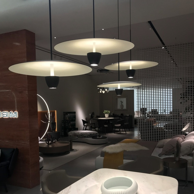 Lampa wisząca Ufo M czarna LED CCT - 10827