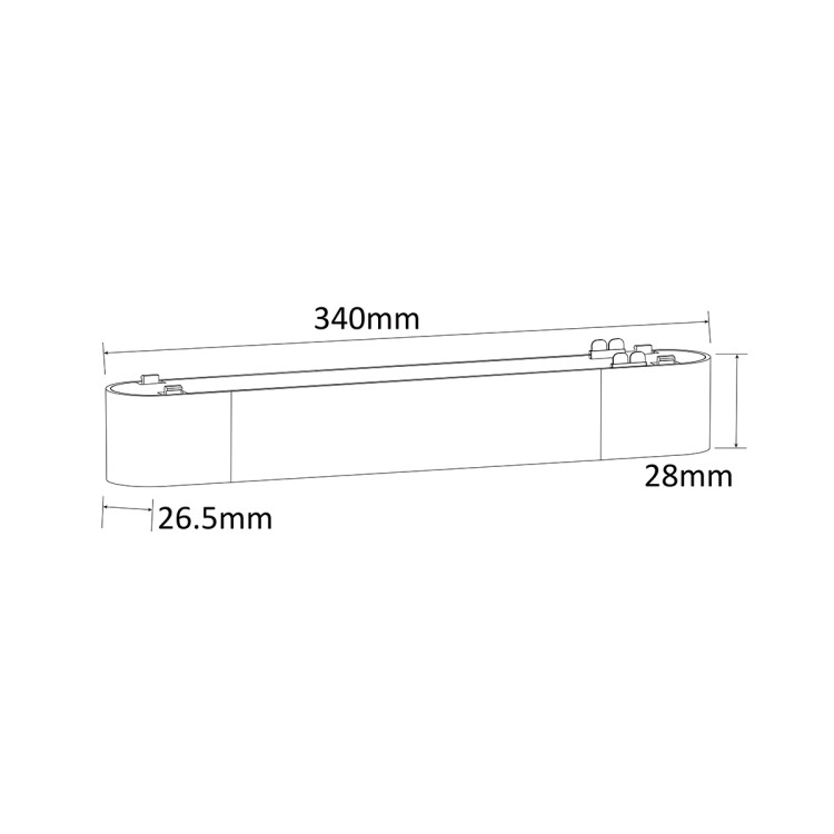 Zasilacz 100W Magnetic Slim biały - 10869