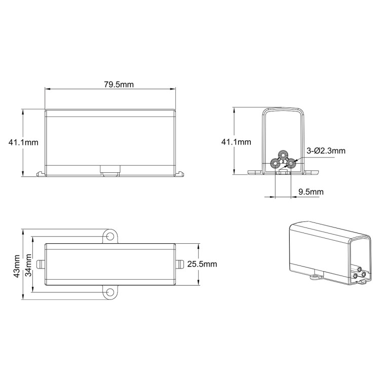 Łącznik I elektryczny do oświetlenia modułowego Geometric System New - 10897