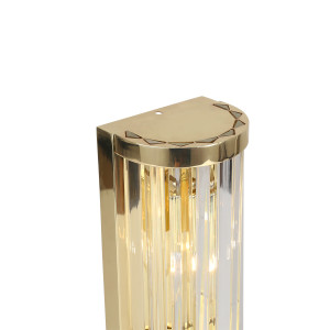 Kinkiet Vetro złoto 1xE14