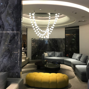 Lampa wisząca Dorado Rope 3 m złota LED CCT