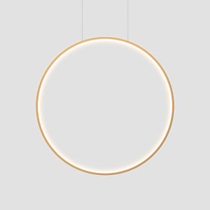 Lampa wisząca Mirror S złota IP44 LED CCT