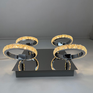 Plafon Carrara srebrny LED 3000K