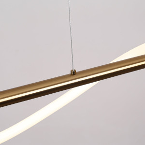 Lampa wisząca Meleca S złota LED CCT