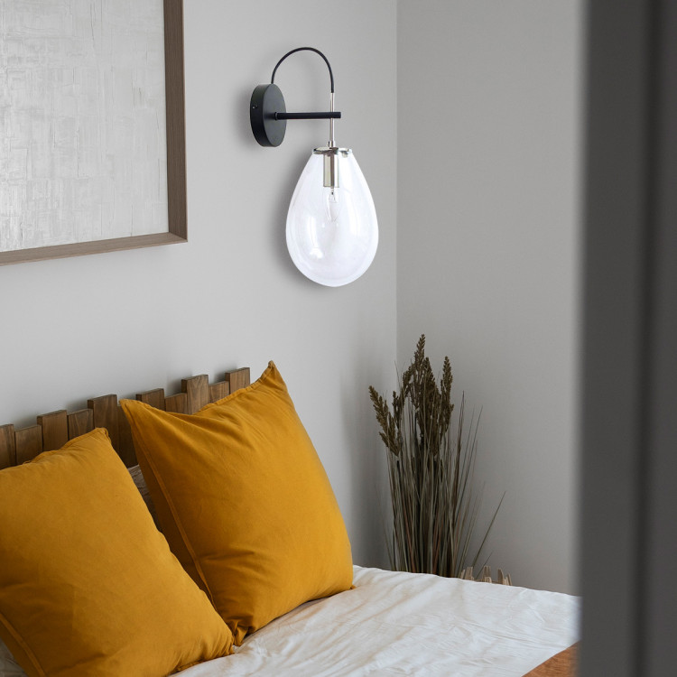 Kinkiet Fondi czarny 1xE14 - 11152