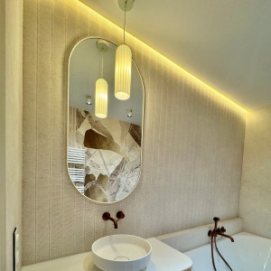 Lampa wisząca Piega 1 biała 1xE14