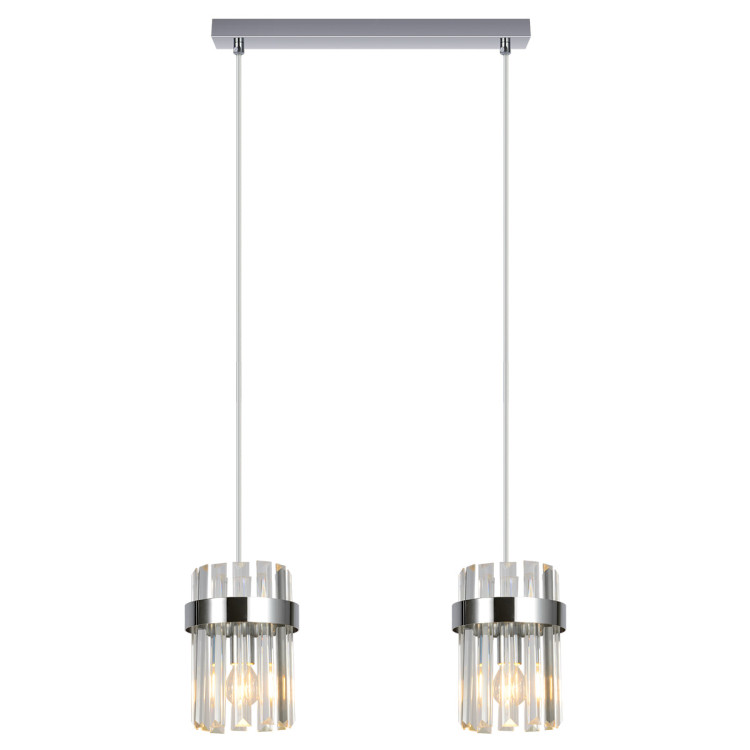 Lampa wisząca Vetro chrom 2xE14 - 11198
