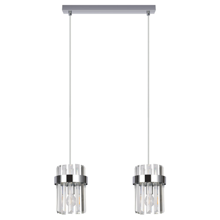 Lampa wisząca Vetro chrom 2xE14 - 11200