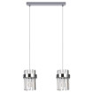 Lampa wisząca Vetro chrom 2xE14