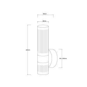 Kinkiet Ambiente grafitowy LED CCT