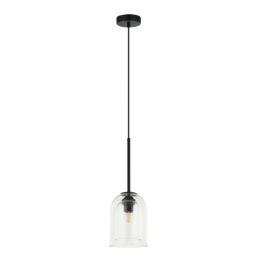 Lampa wisząca Elaris transparentna 1xE27