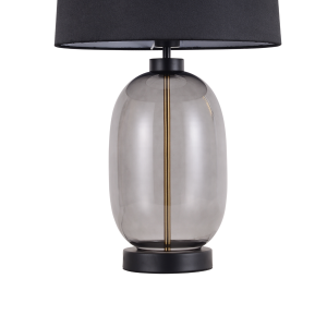 Lampa stołowa Amur dymna 1xE27