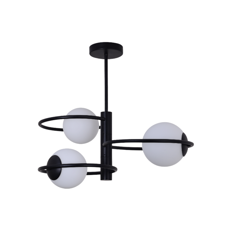 Plafon Dorado ring czarna 3x E14 - 11522