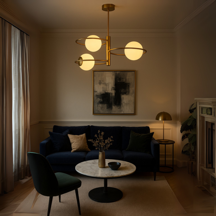 Plafon Dorado ring złota 3 x E14 - 11524