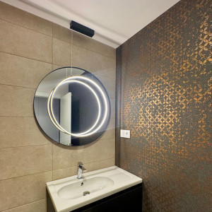 Lampa wisząca Mirror czarna LED 3000K