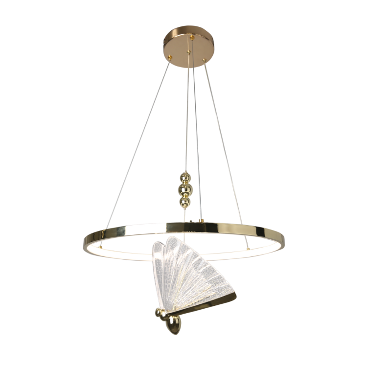 Lampa wisząca Marissa Ring złota LED CCT - 11635