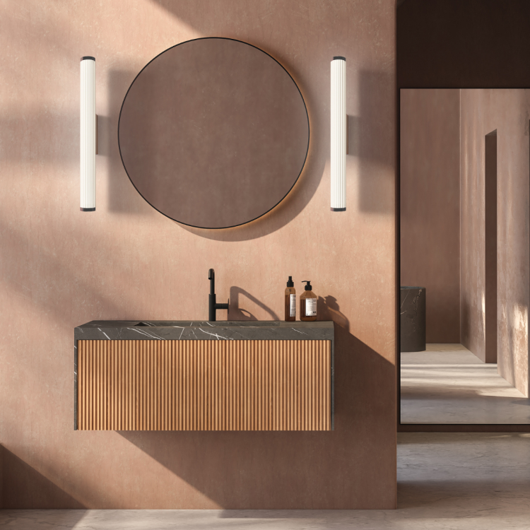 Kinkiet Vena 45 cm czarna LED CCT - 11667