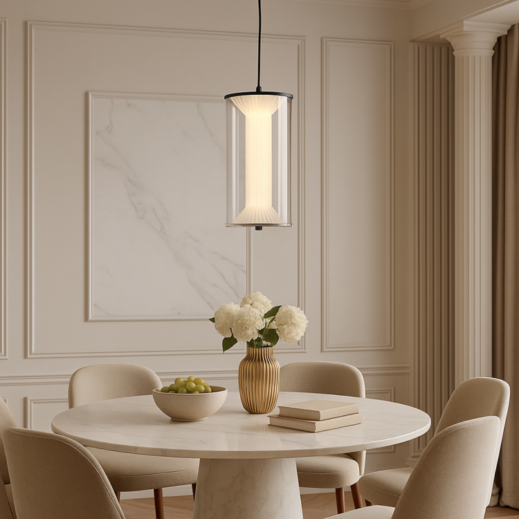 Lampa wisząca Aeris transparentna LED CCT - 11724