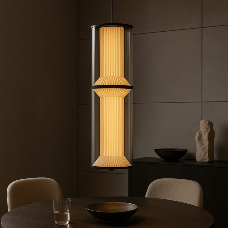 Lampa wisząca Aeris 2 transparentna LED CCT - 11746