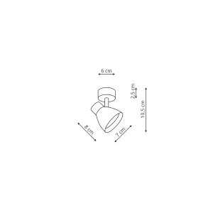 Dravo 1 spot biały 1 x GU10