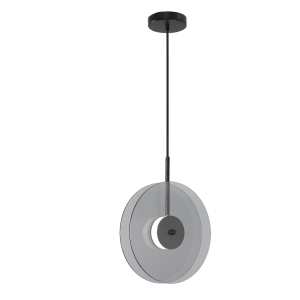 Wisząca lampa pionowa Casy dymna LED CCT