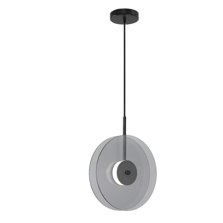 Wisząca lampa pionowa Casy dymna LED CCT - 11989