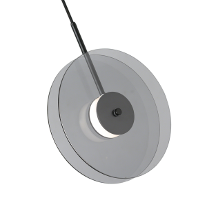 Wisząca lampa pionowa Casy dymna LED CCT