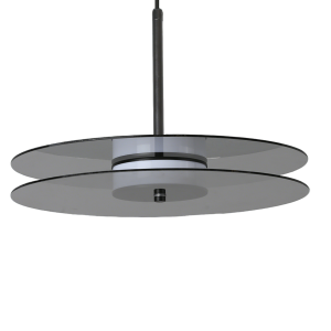 Wisząca lampa duża Casy dymna LED CCT